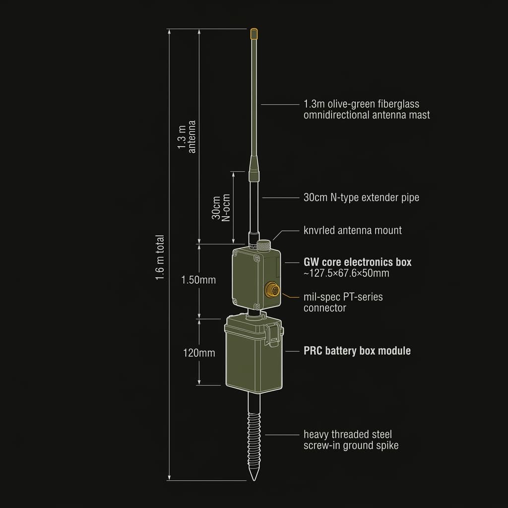 Ground Base Station — technical schematic