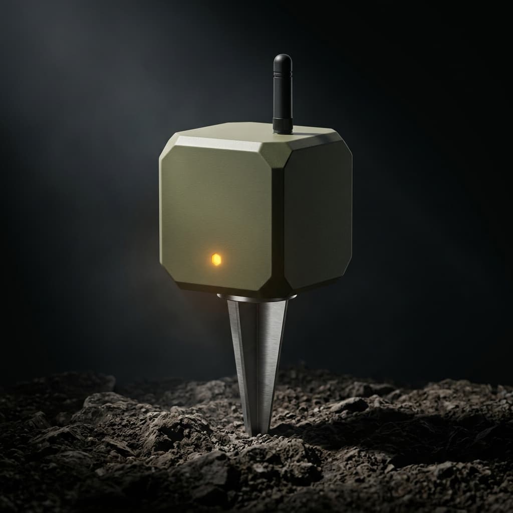 Unattended Ground Sensor — product render